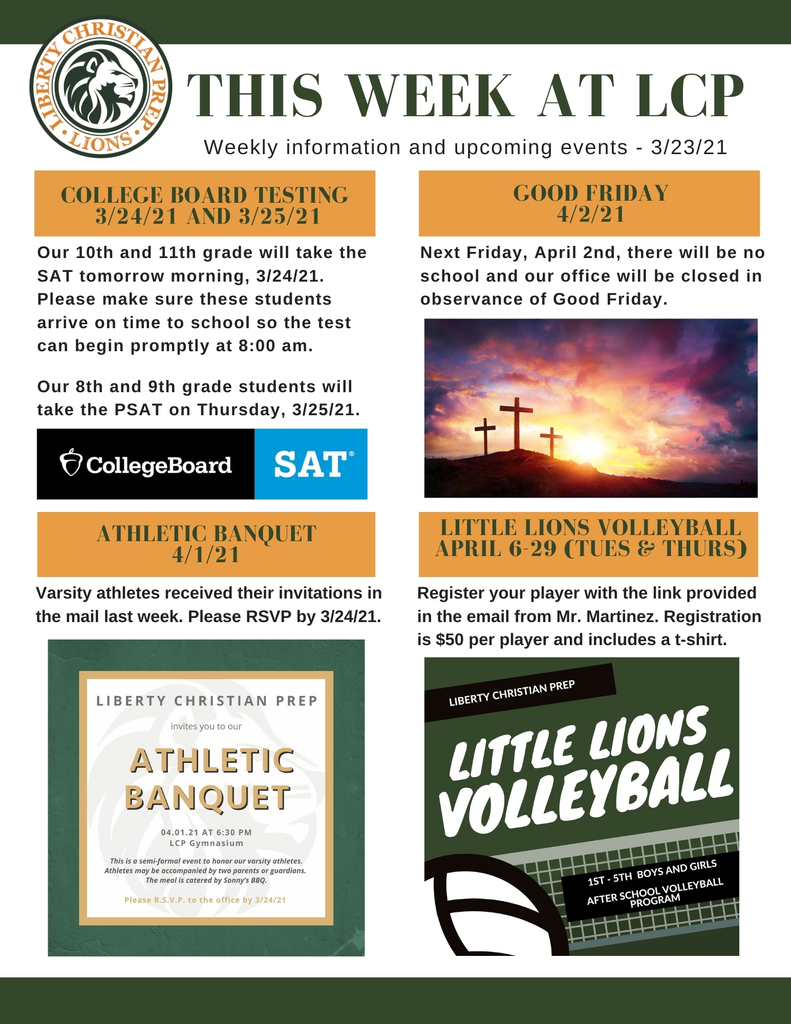 This week at LCP - 3/23