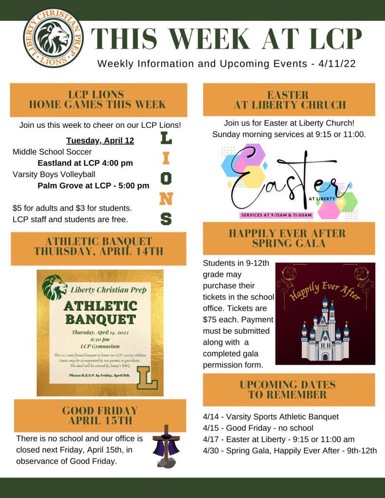 This Week at LCP - April 11