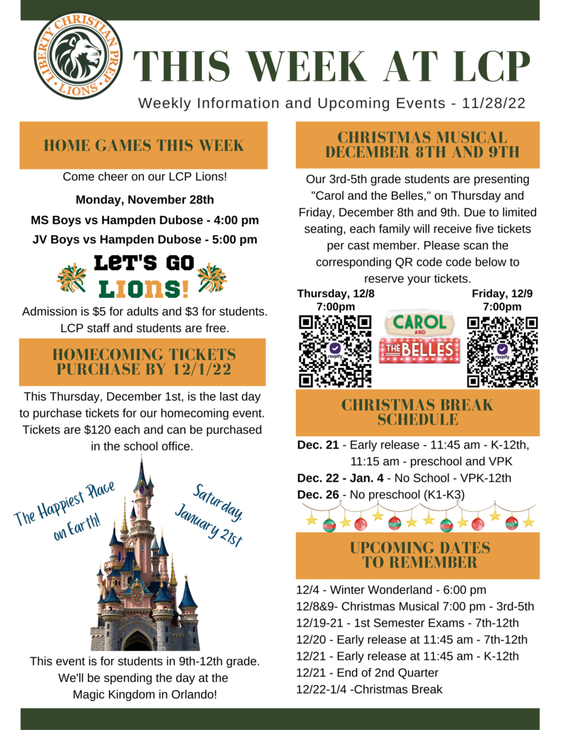 This Week at LCP - November 28th