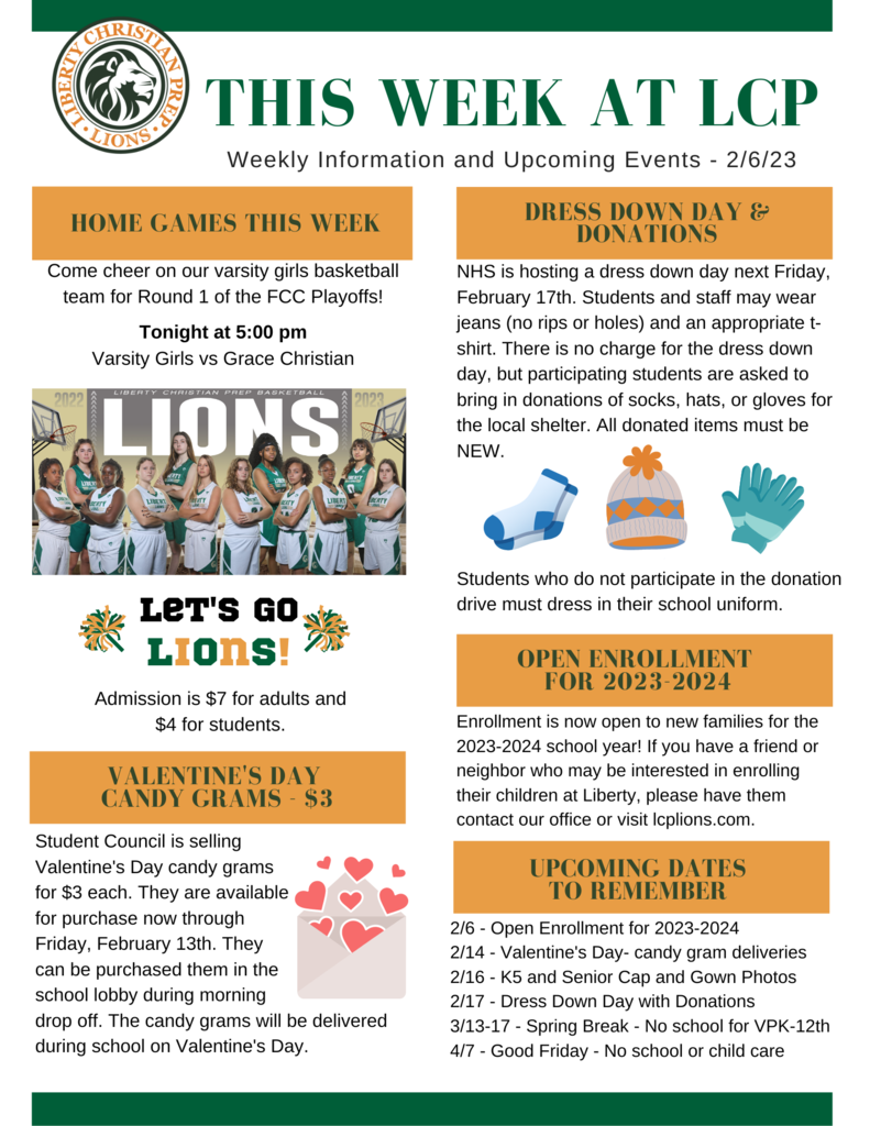 This Week at LCP - February 6th